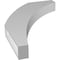 Ekena Millwork 3 1/2-in. W x 24-in. D x 36-in. H Thorton Architectural Grade PVC Knee Brace BRCP035X24X36THR - alternate 5